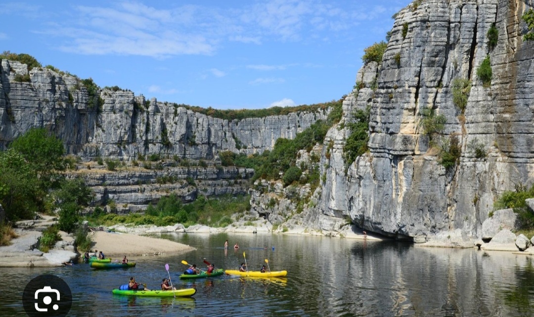 Ruoms et ses gorges en Ardèche